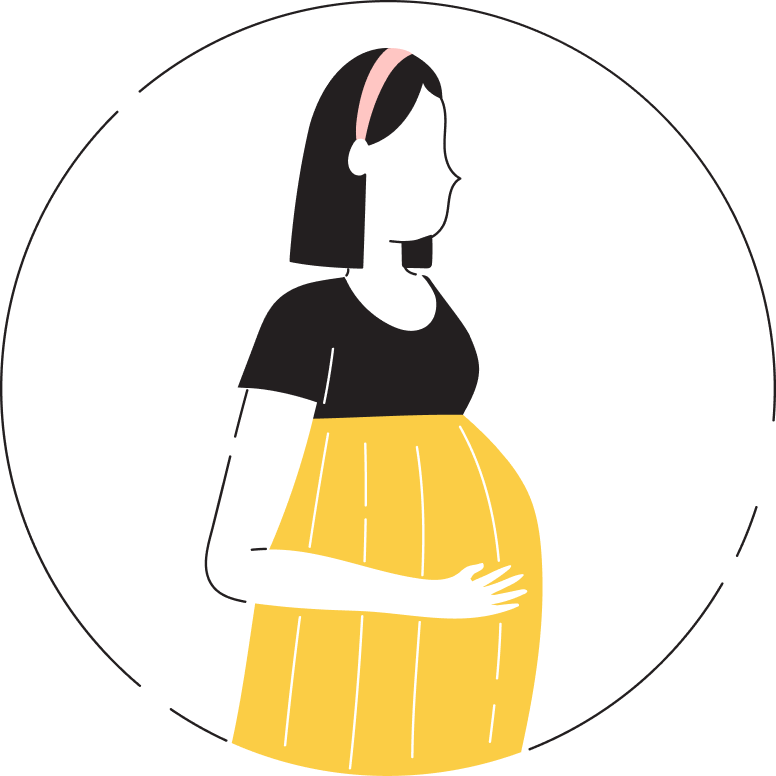 Icon: pregnant woman
